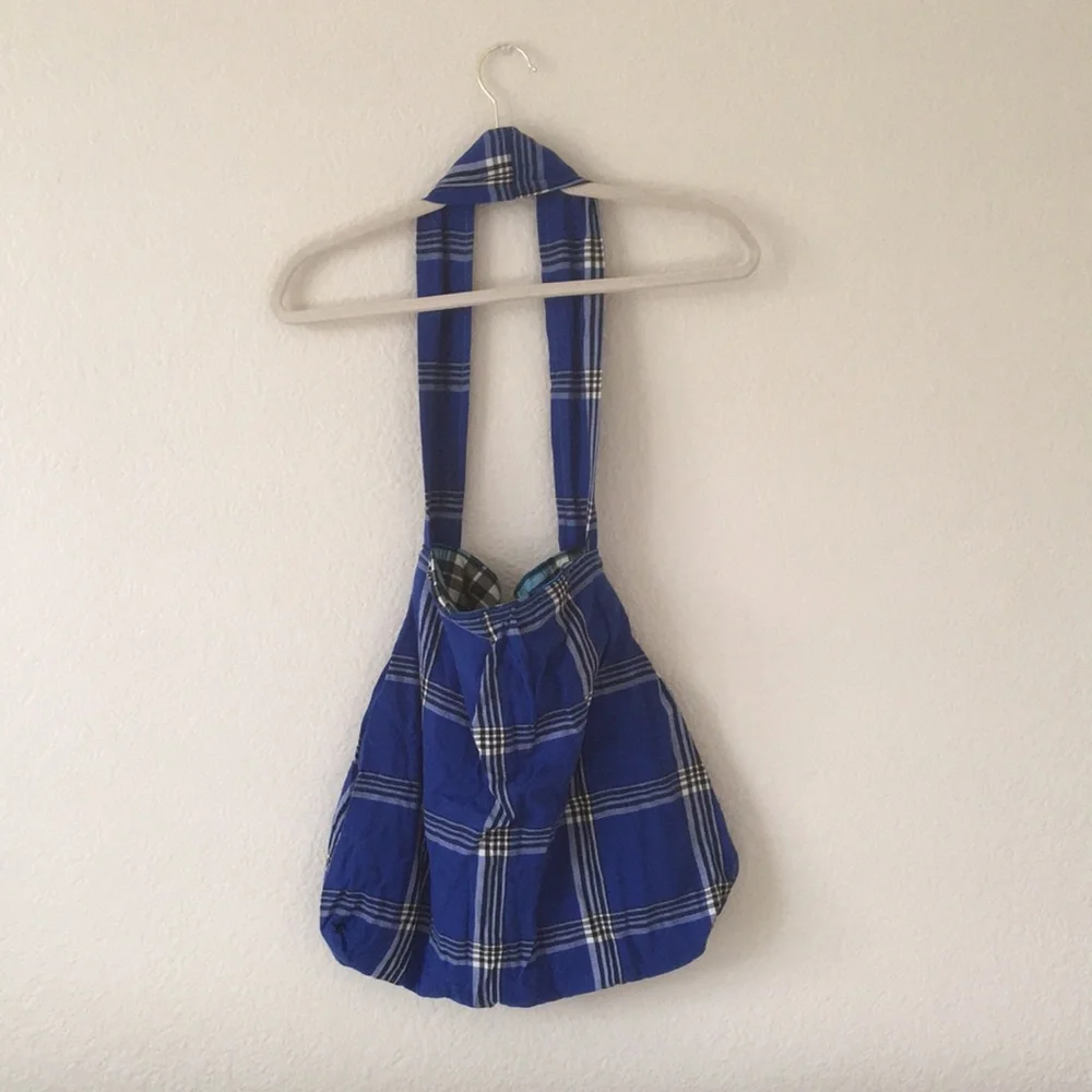 Hobo Bag Button-down Reversible Shoulder Boho